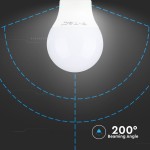 Lampi Iluminare, Bec LED - Cip SAMSUNG 9W E14 Plastic A60 6400K -1, dioda.ro