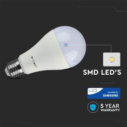 Lampi Iluminare, Bec LED - CIP SAMSUNG 15W E27 A65 Plastic Alb natural -3, dioda.ro