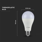 Lampi Iluminare, Bec LED - CIP SAMSUNG 15W E27 A65 Plastic Alb natural -1, dioda.ro