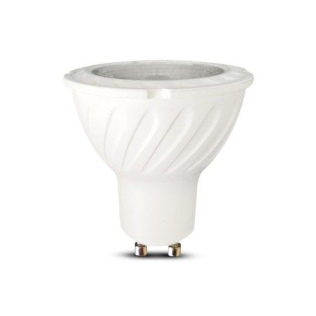 Lampi Iluminare, Reflector LED cu Cip SAMSUNG - GU10 7W Plastic SMD cu lentilă 6400K -1, dioda.ro