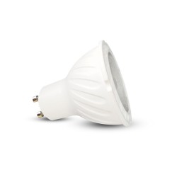Lampi Iluminare, Reflector LED cu Cip SAMSUNG - GU10 7W Plastic SMD cu lentilă 6400K -1, dioda.ro