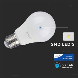 Lampi Iluminare, Bec LED cu CIP SAMSUNG 9W E27 A58 Plastic 4000K -3, dioda.ro