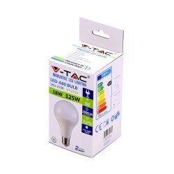 Lampi Iluminare, Bec LED 18W E27 A80 2000 Lumen Plastic 4000K -2, dioda.ro