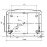 Cutii - Carcase, Carcasă:întrebuinţări multiple 140X106X38mm ABS CP-18-27 -2, dioda.ro