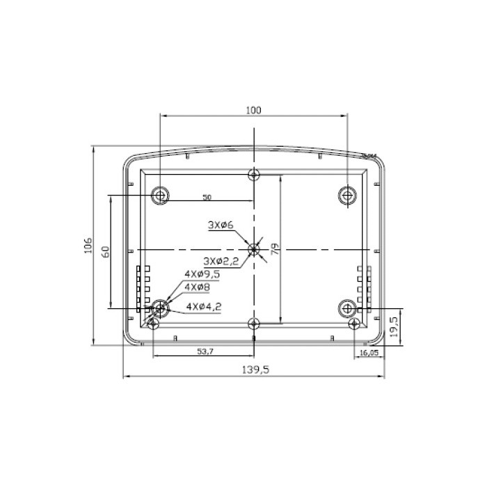 Cutii - Carcase, Carcasă:întrebuinţări multiple 140X106X38mm ABS CP-18-27 -2, dioda.ro