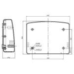 Cutii - Carcase, Carcasă:întrebuinţări multiple 140X106X38mm ABS CP-18-27 -1, dioda.ro