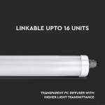 Lampă LED IP65 conectori la ambele capete G-SERIES 600mm 18W Alb rece Lampi Iluminare, Lampă LED IP65 conectori la ambele capete G-SERIES 600mm 18W Alb rece -1, dioda.ro
