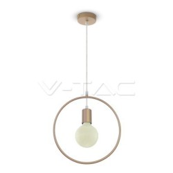 Lampi Iluminare, Pendul Geometric, culoarea șampaniei, rotund -1, dioda.ro