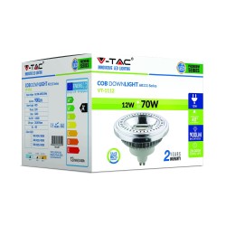 Lampi Iluminare, Spot LED - AR111 12W GU10 Beam 40 Sharp Cip, Alb natural -6, dioda.ro