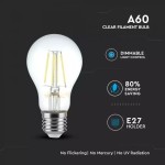 Lampi Iluminare, Bec LED - 4W Filament Patent E27 A60, Alb cald Dimabil -1, dioda.ro