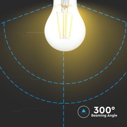 Lampi Iluminare, Bec LED - 8W Filament Patent E27 A67, Alb rece -7, dioda.ro