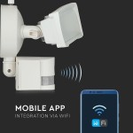 Camera de supraveghere cu proiector 18W Proiector LED cu Senzor WiFi Proiectoare LED, 18W Proiector LED cu Senzor WiFi și cameră, Alb rece -2, dioda.ro
