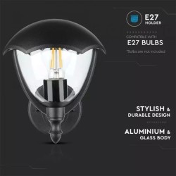 Lampi Iluminare, Corp iluminat grădină, Soclu E27 IP44 Sus -3, dioda.ro