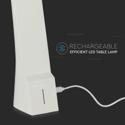 Lampi Iluminare, 4W Lămpa de birou Alb & Argint -8, dioda.ro