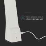 Lampi Iluminare, 4W Lămpa de birou Alb & Argint -1, dioda.ro