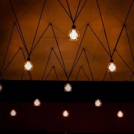 Bec LED - 7W Vintage Filament E27 G95 Alb cald