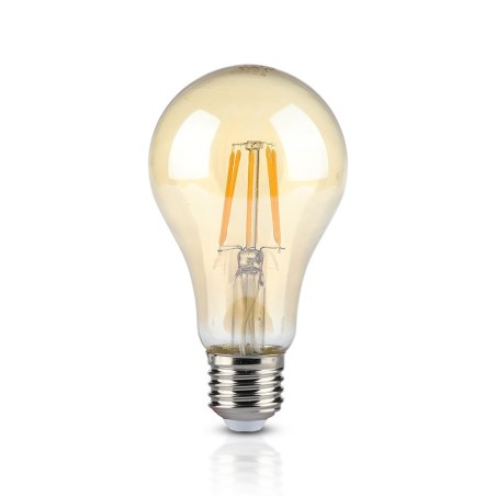 Lampi Iluminare, Bec LED - 8W E27 Filament Amber Alb cald -1, dioda.ro