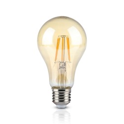 Lampi Iluminare, Bec LED - 8W E27 Filament Amber Alb cald -4, dioda.ro