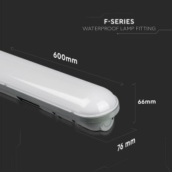 Lampi Iluminare, Lampă Waterproof cu LED PC/PC 600mm 18W, Alb natural -7, dioda.ro