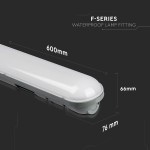 Lampi Iluminare, Lampă Waterproof cu LED PC/PC 600mm 18W, Alb natural -1, dioda.ro