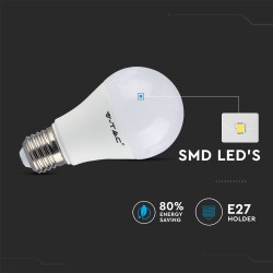 Lampi Iluminare, Bec LED - 6W E27 A60 RGB Cu control de la distanță Alb rece -3, dioda.ro