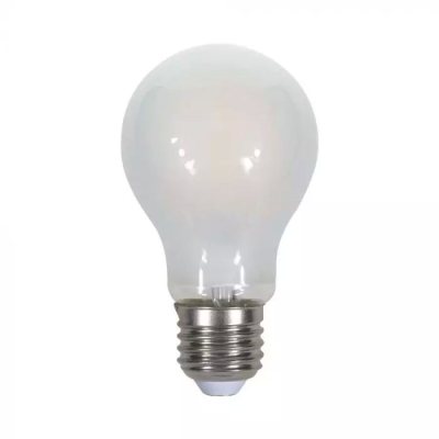 Lampi Iluminare, Bec LED 9W E27 A67 A++ Filament Mat Alb cald -1, dioda.ro