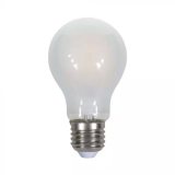 Lampi Iluminare, Bec LED 9W E27 A67 A++ Filament Mat Alb cald -1, dioda.ro