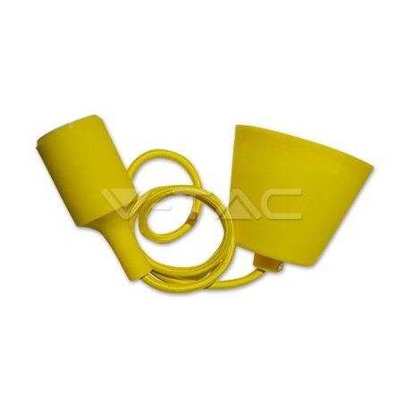 Lampi Iluminare, Pendul, soclu E27 - Galben -1, dioda.ro