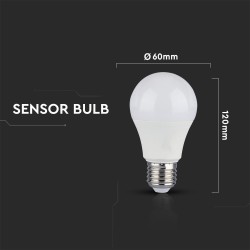 Lampi Iluminare, Bec LED 11W E27 A60 RA80 Senzor Microunde 4000K -7, dioda.ro