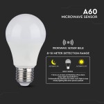 Lampi Iluminare, Bec LED 11W E27 A60 RA80 Senzor Microunde 4000K -1, dioda.ro