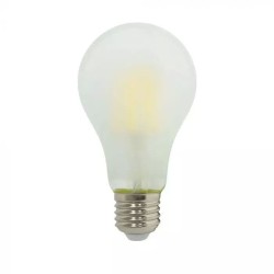 Lampi Iluminare, Bec LED - 6W Filament E27 A60 Aspect înghețat Alb cald -1, dioda.ro