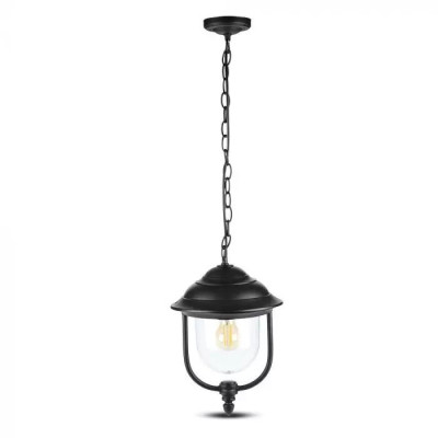 Lampi Iluminare, Lampă de grădină de tavan corp Negru 1 x E27 -1, dioda.ro