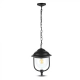 Lampi Iluminare, Lampă de grădină de tavan corp Negru 1 x E27 -1, dioda.ro