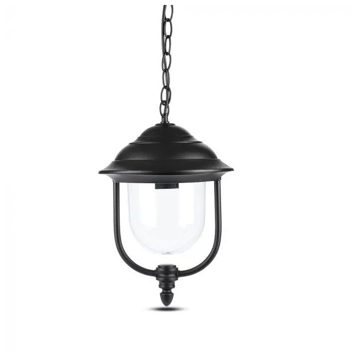Lampi Iluminare, Lampă de grădină de tavan corp Negru 1 x E27 -2, dioda.ro