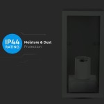 Lampă de perete 1*E27 Negru Mat Sticlă Clară Lampi Iluminare, Lampă de perete 1*E27 Negru Mat Sticlă Clară -1, dioda.ro