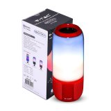 Lampi Iluminare, 2*3W LED Lampă de masă cu Boxă USB & TF Slot de Card Slot Roșu -6, dioda.ro