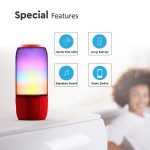 2*3W LED Lampă de masă cu Boxă USB & TF Slot de Card Slot Roșu Lampi Iluminare, 2*3W LED Lampă de masă cu Boxă USB & TF Slot de Card Slot Roșu -1, dioda.ro
