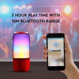 Lampi Iluminare, 2*3W LED Lampă de masă cu Boxă USB & TF Slot de Card Slot Roșu -18, dioda.ro