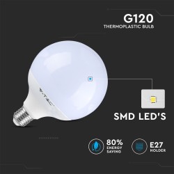 Lampi Iluminare, Bec LED - 13W G120 Е27 Alb natural Dimmable -3, dioda.ro