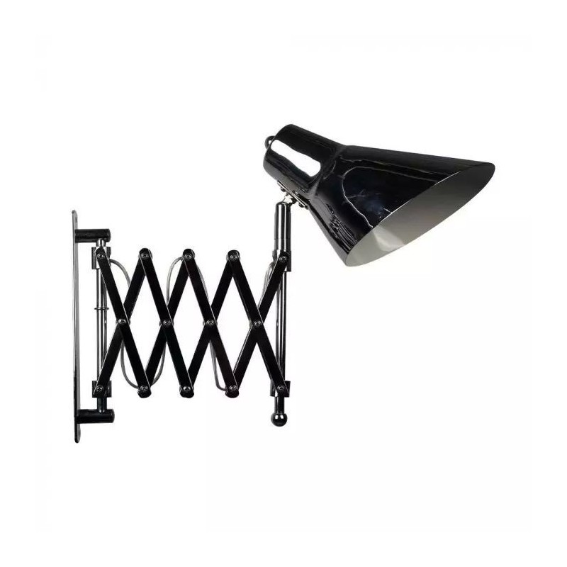 Lampi Iluminare, Lampă de Perete Braț Ajustabil Întrrupator E27 Crom -1, dioda.ro