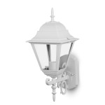Corp iluminat grădină E27 Alb Mat Mare Sus Lampi Iluminare, Corp iluminat grădină E27 Alb Mat Mare Sus -1, dioda.ro