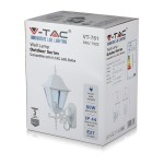 Corp iluminat grădină E27 Alb Mat Mare Sus Lampi Iluminare, Corp iluminat grădină E27 Alb Mat Mare Sus -1, dioda.ro