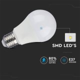 Lampi Iluminare, Bec LED - 9W 3 Step Dimming A60 Е27 Plastic, Alb rece -3, dioda.ro