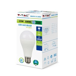 Lampi Iluminare, Bec LED - 15W A65 Е27 200'D Termoplastic, Alb natural -2, dioda.ro
