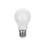Bec LED - 7W A60 Filament Încrucișat Frost cover Lumină Caldă