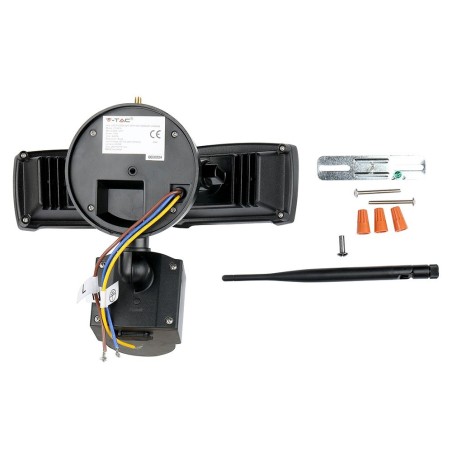 18W Proiector LED cu Senzor WiFi și cameră, Alb rece