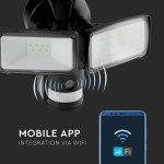 Proiectoare LED, 18W Proiector LED cu Senzor WiFi și cameră, Alb rece -2, dioda.ro