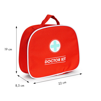 Jucarii, Geantă medicală din lemn + 9 buc. ECOTOISE -2, dioda.ro