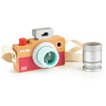 Jucarii, Geantă de jucărie pentru aparat de fotografiat din lemn caleidoscop ECOTOYS -1, dioda.ro