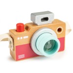 Jucarii, Geantă de jucărie pentru aparat de fotografiat din lemn caleidoscop ECOTOYS -1, dioda.ro